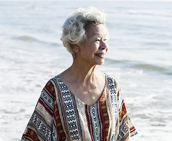 Person at beach