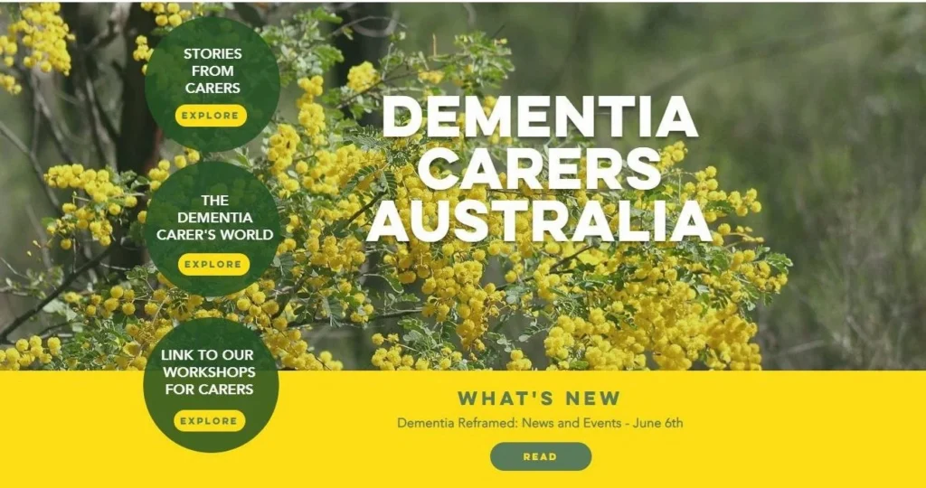 Dementia Carers Australia website