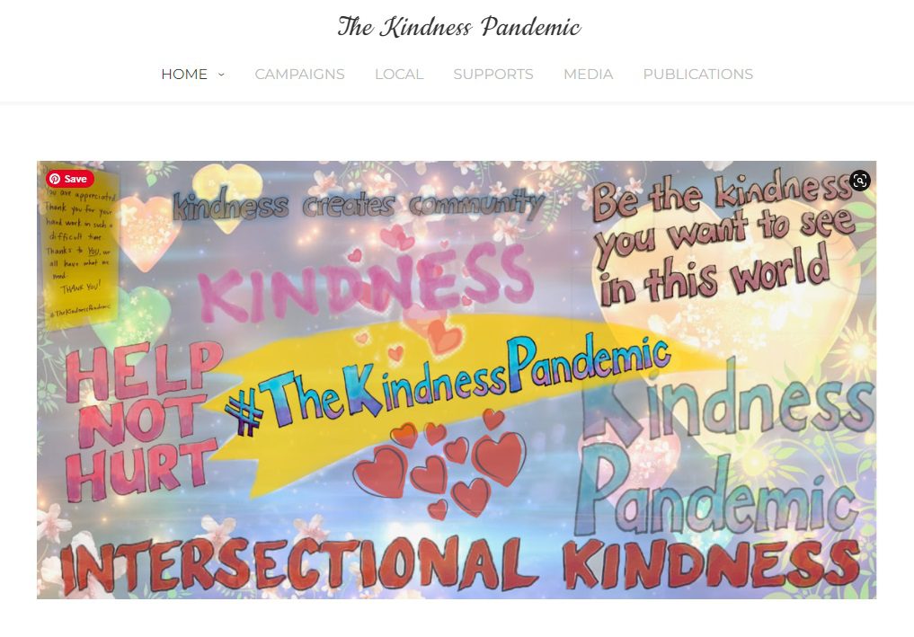 Kindness Pandemic Website